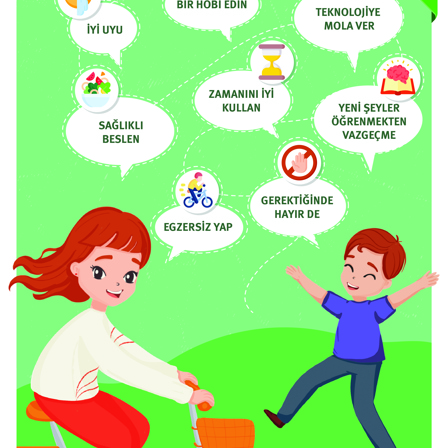 Ortaokul Sağlıklı Yaşam Sesli Betimleme